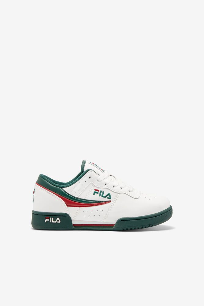 Fila Trainers Kids White Original Fitness - Ireland 68394-FDZU